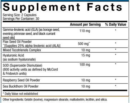 Radiance ingredients